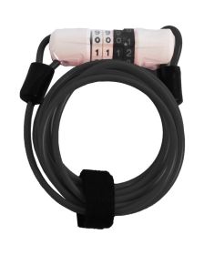 Dunlop rattalukk 4mm x 180cm, koodiga, must